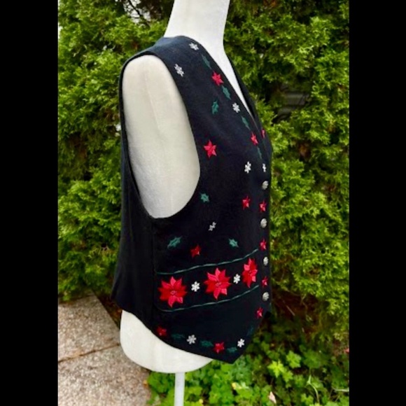 🎁🆕”Not ugly"unisex Xmas-theme vest, felt-like, comfy vintage-suitable as a gift - Picture 10 of 16